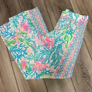 Lily Pulitzer Bal Harbor Mid Rise Palazzo Pants